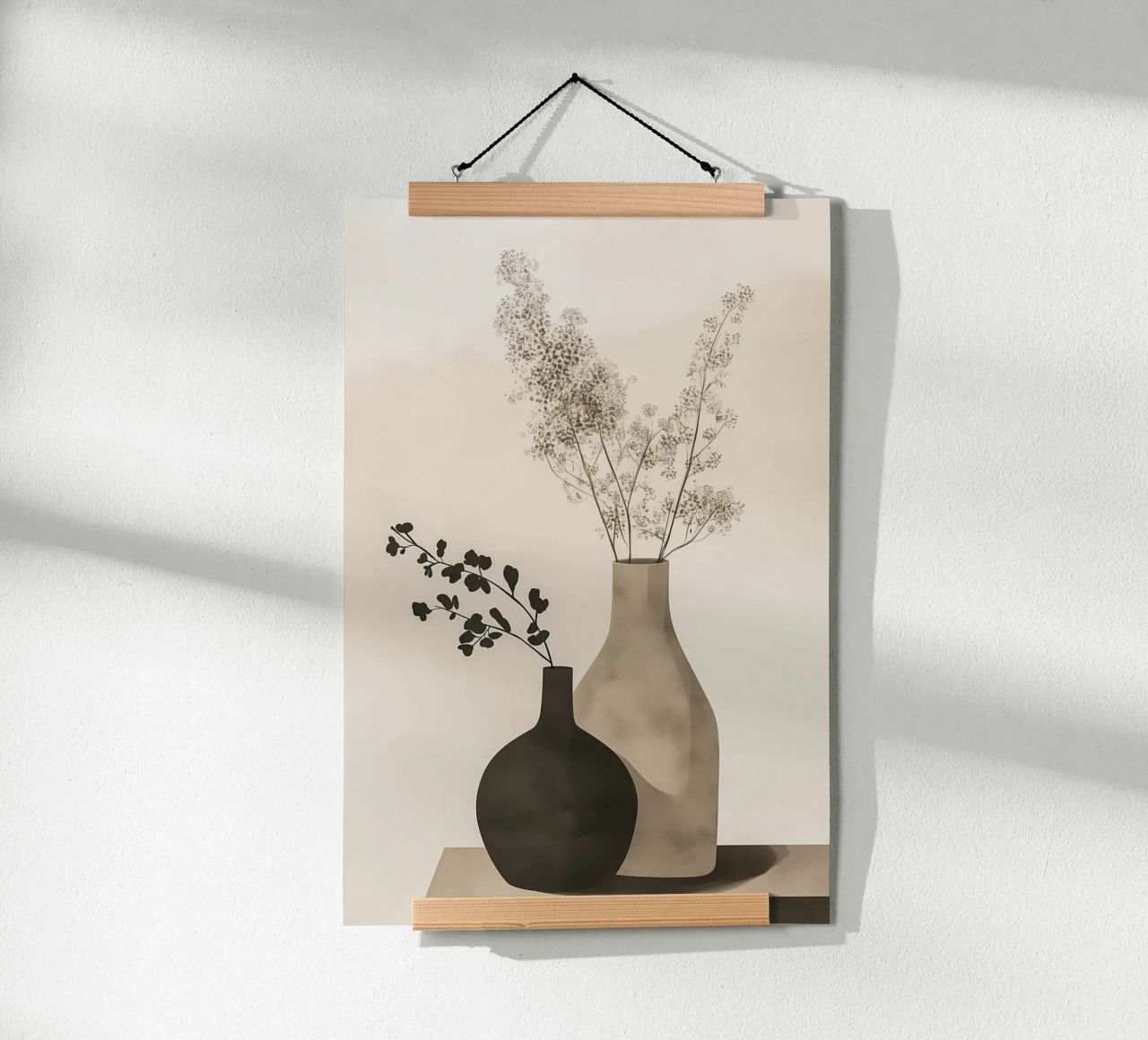 Erdige Pflanzen Harmonie Poster von Carinaprint