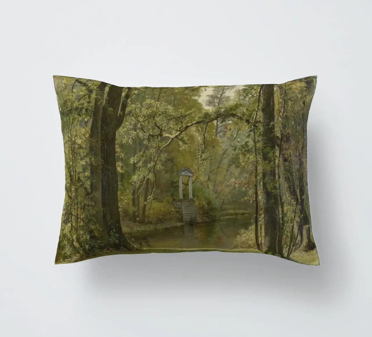 Ivan Shishkin - Autunno sull'isola di Krestovsky cuscino da William Store