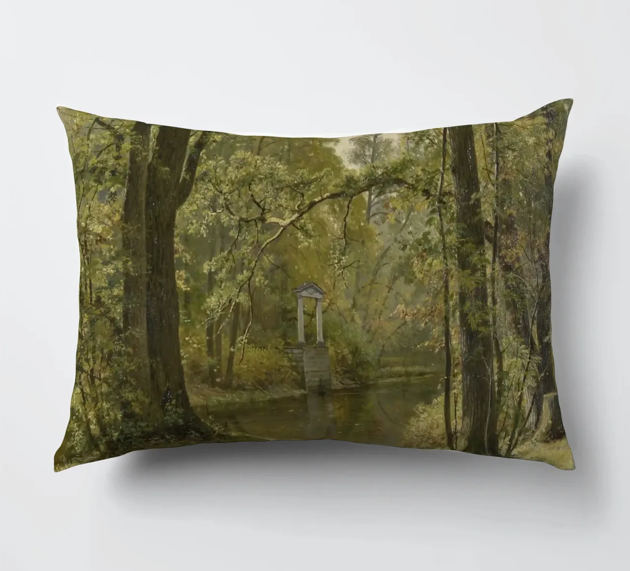 Ivan Shishkin - Autunno sull'isola di Krestovsky cuscino da William Store