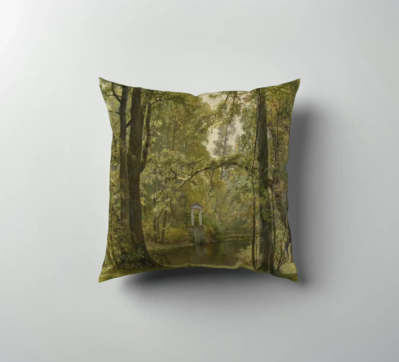Ivan Shishkin - Autunno sull'isola di Krestovsky cuscino da William Store