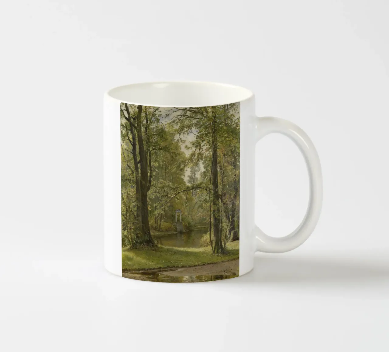 Ivan Shishkin - Autunno sull'isola di Krestovsky tazza in ceramica da William Store