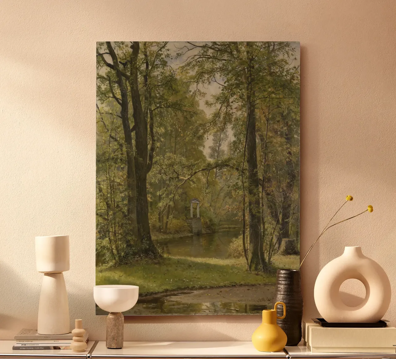 Ivan Shishkin - Autunno sull'isola di Krestovsky alluminio dibond da William Store