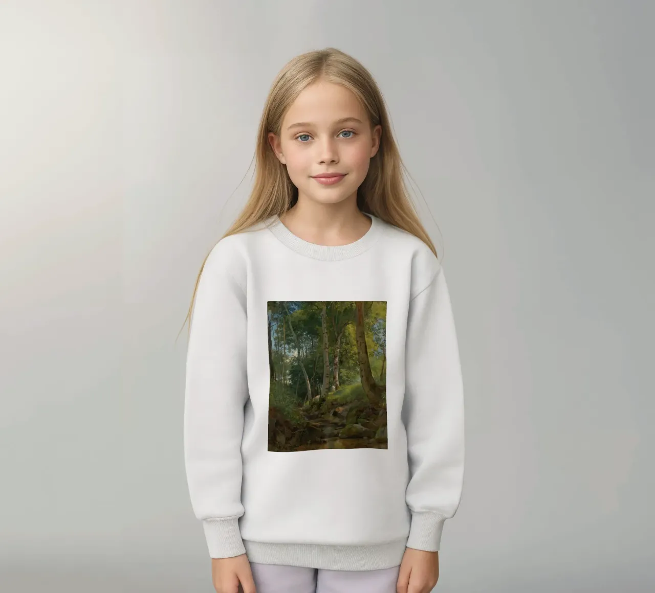 Ivan Shishkin - Il ruscello felpa bambino da William Store