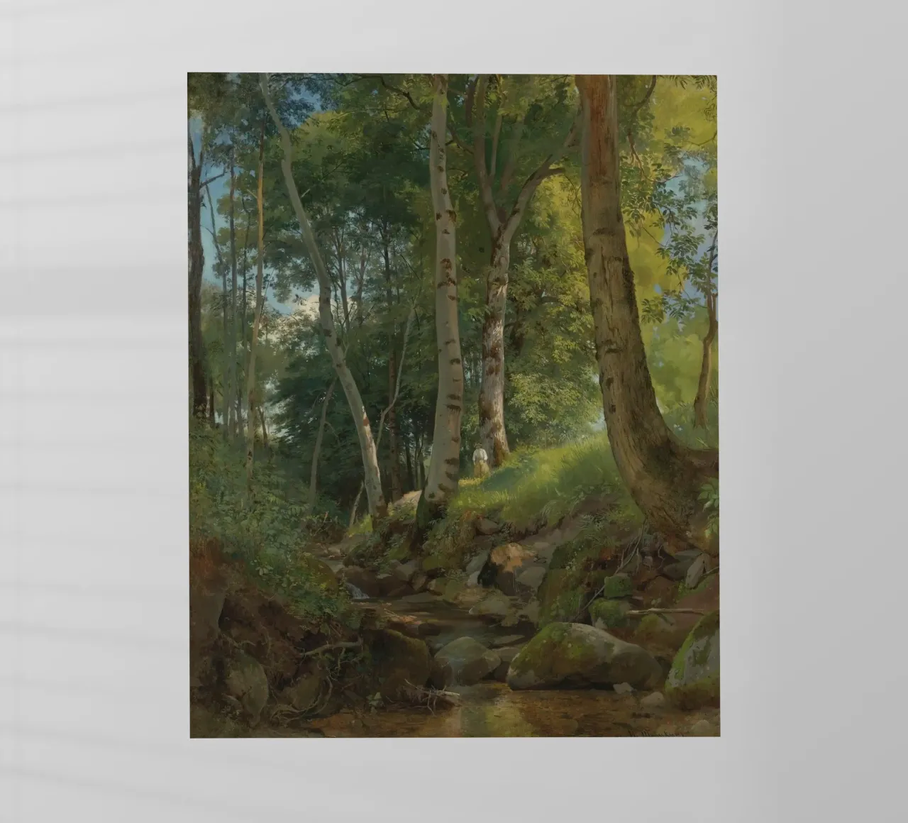 Ivan Shishkin - Il ruscello pellicola backlit da William Store