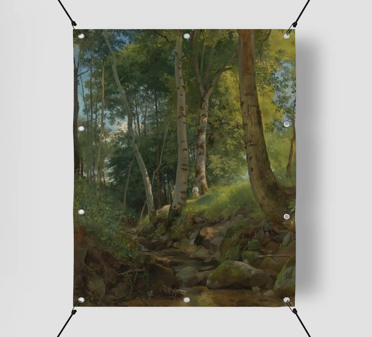 Ivan Shishkin - Il ruscello telo in pvc da William Store