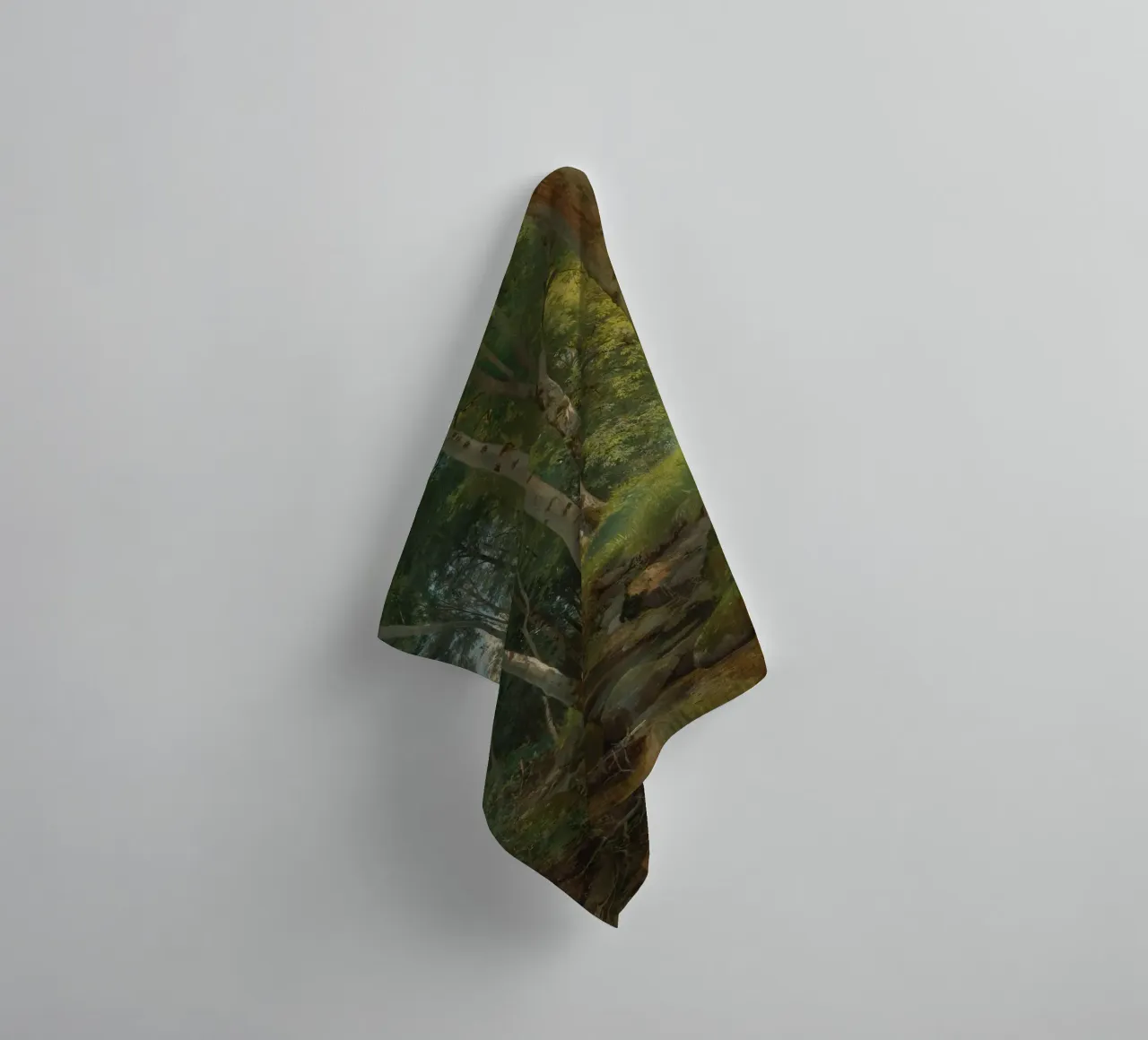 Ivan Shishkin - The Brook towel by William Store