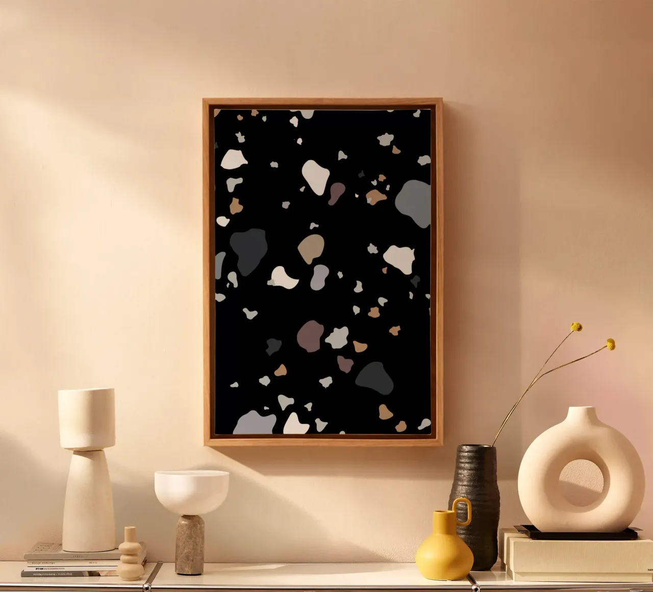 Black Liquorice canvas met Baklijst van Laura O'Connor