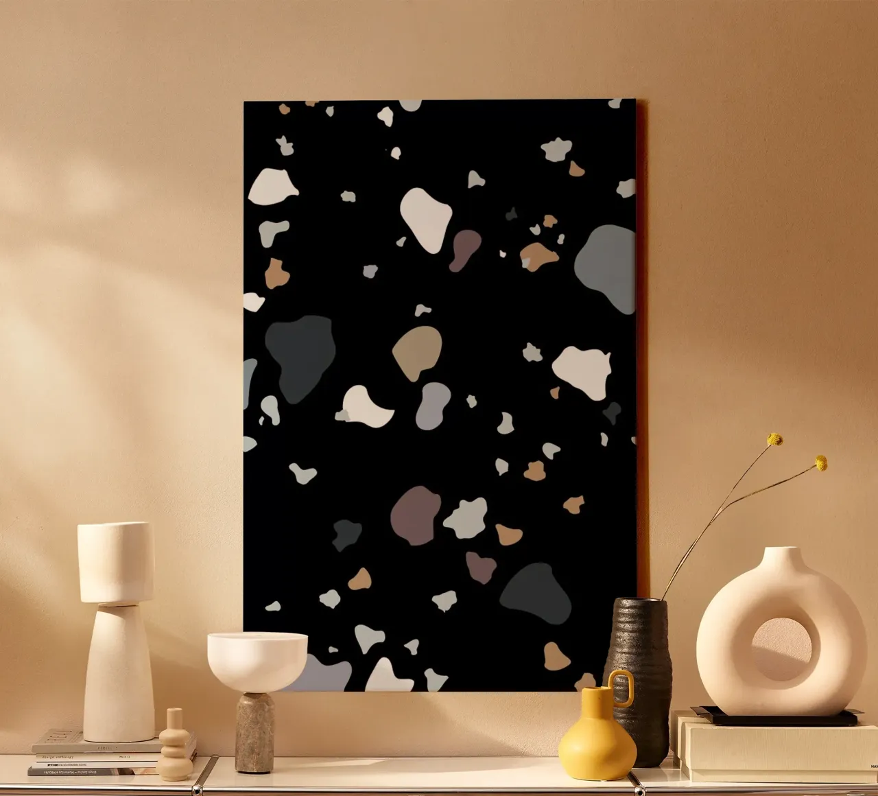 Black Liquorice canvas met Baklijst van Laura O'Connor