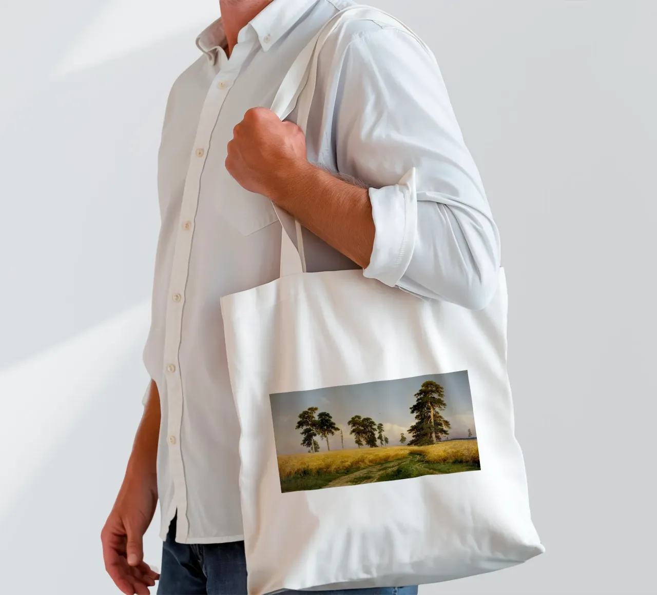 Ivan Shishkin - Centeno tote bag de William Store