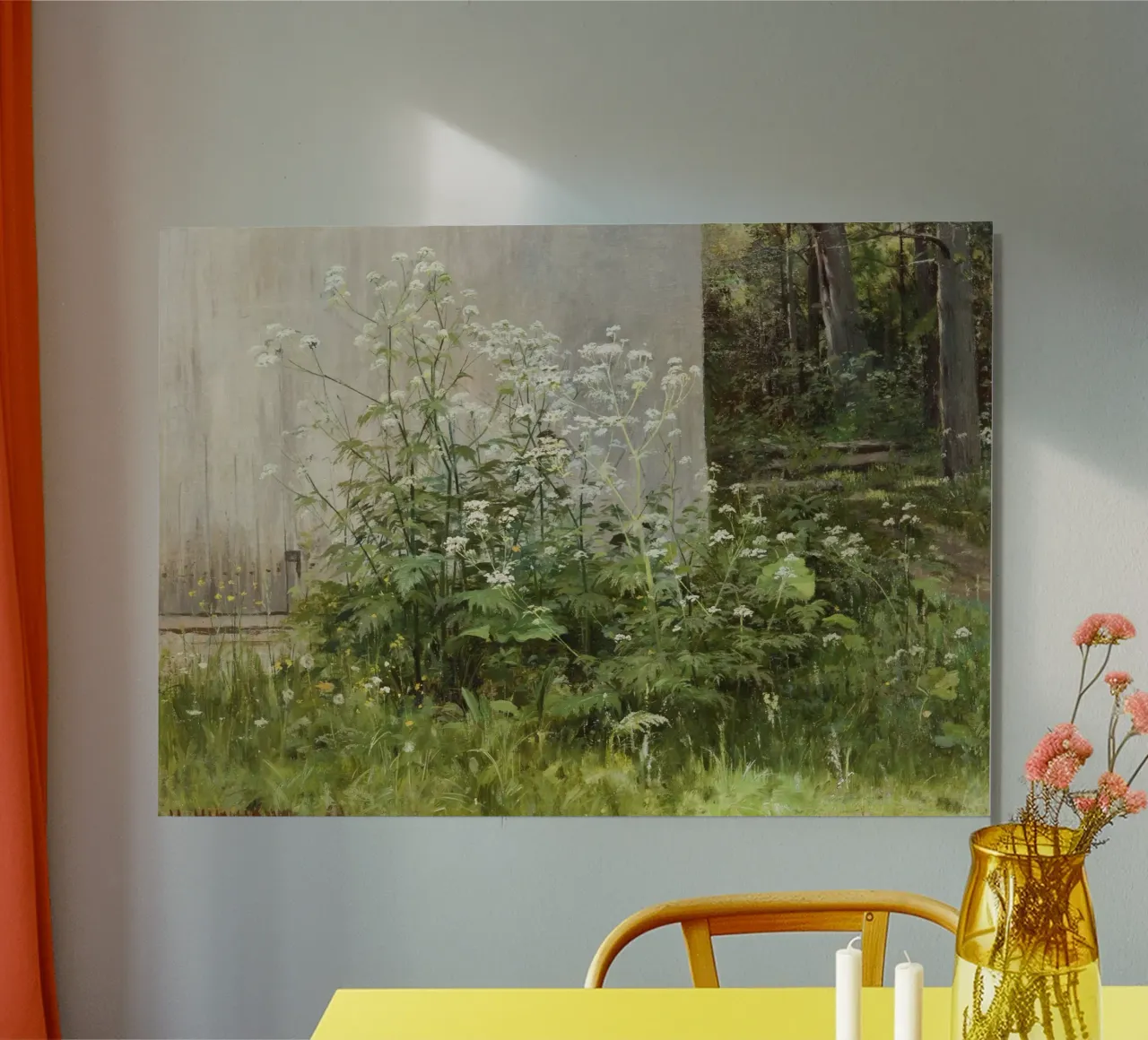 Ivan Shishkin - Fiori al recinto alluminio dibond da William Store