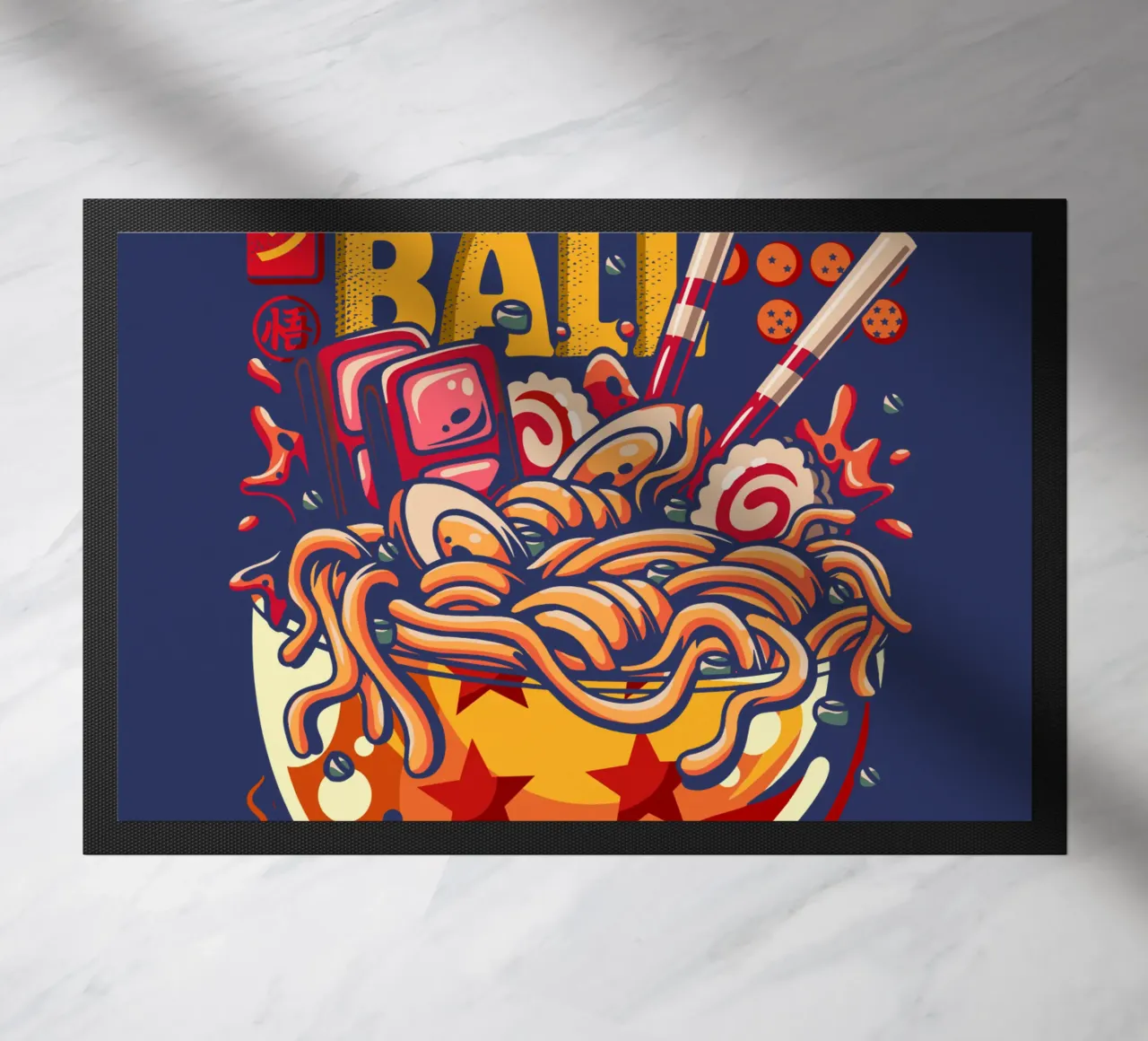 Palla di super ramen zerbino da LM2KONE