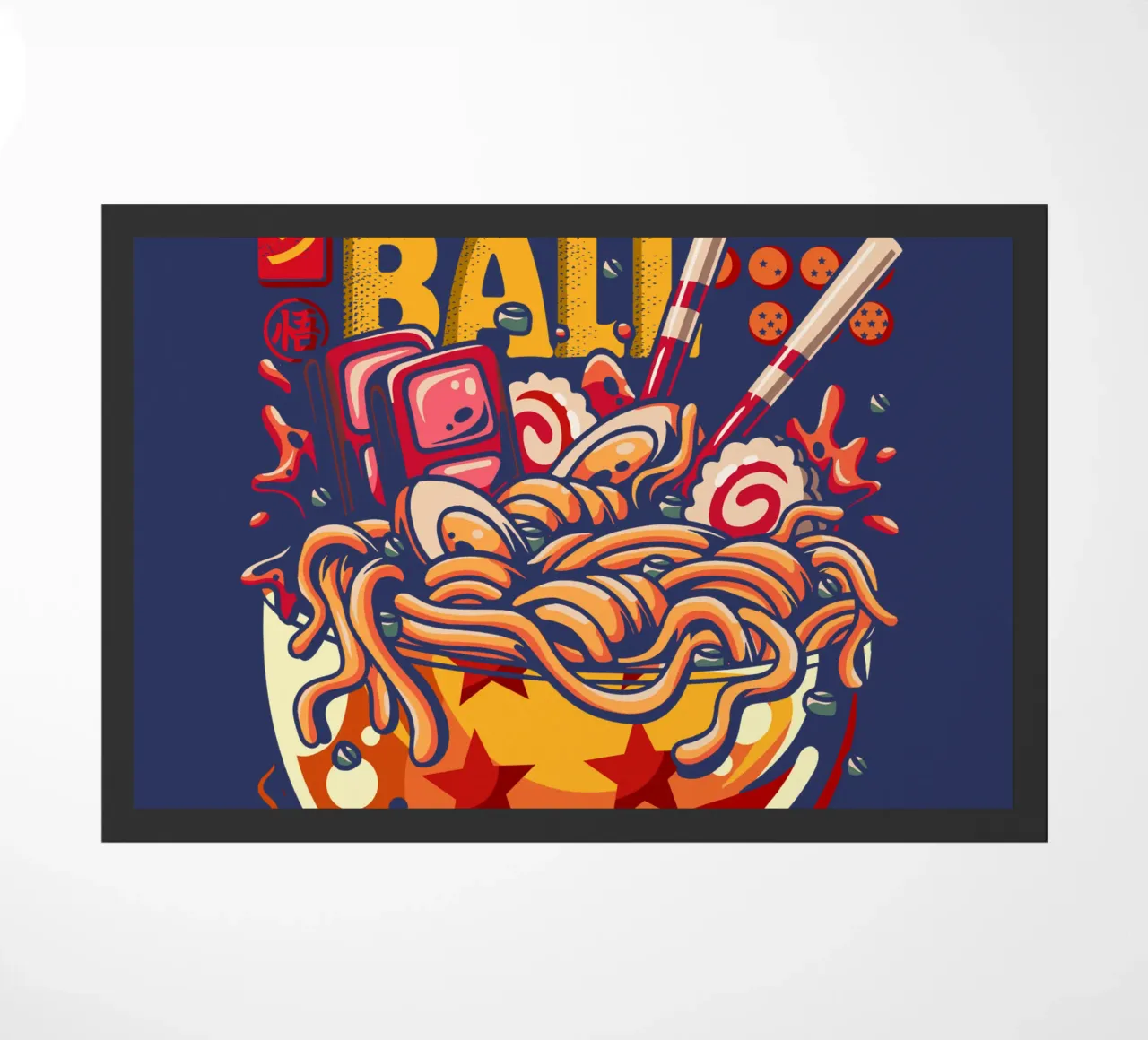 Palla di super ramen zerbino da LM2KONE