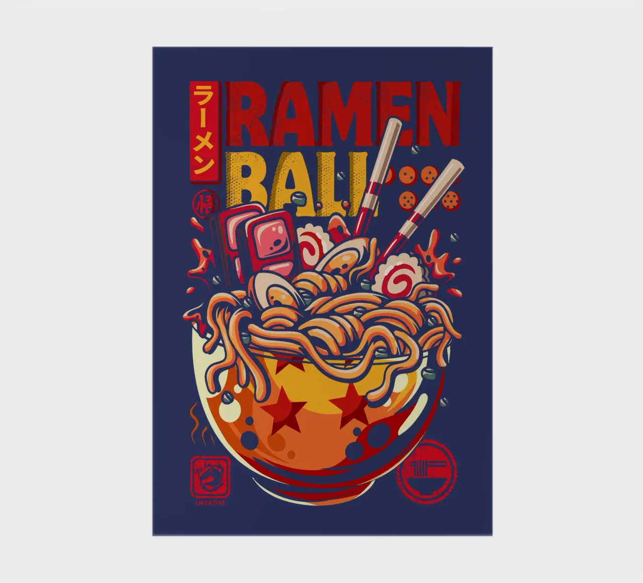 Super Ramen Ball notebook by LM2KONE