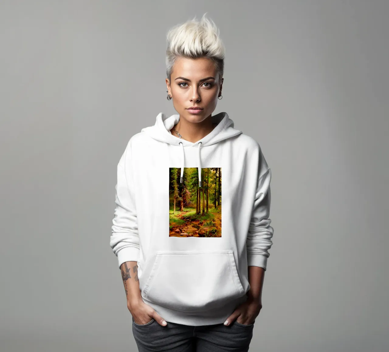 Ivan Sjisjkin - Boslandschap hoodie van William Store