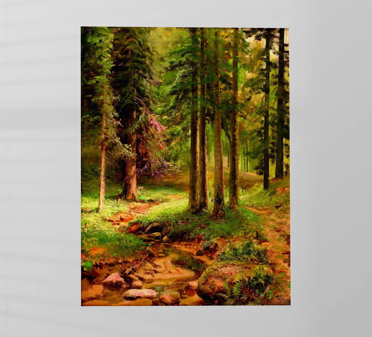 Ivan Shishkin - Paesaggio forestale pellicola backlit da William Store