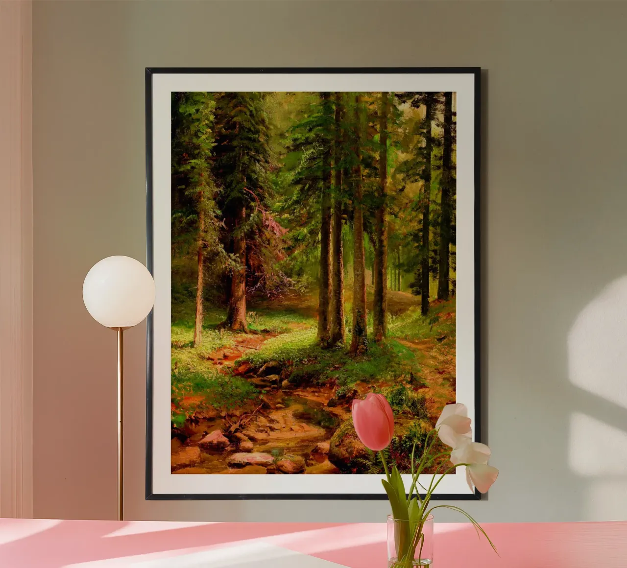 Ivan Shishkin - Forest landscape poster by William Store