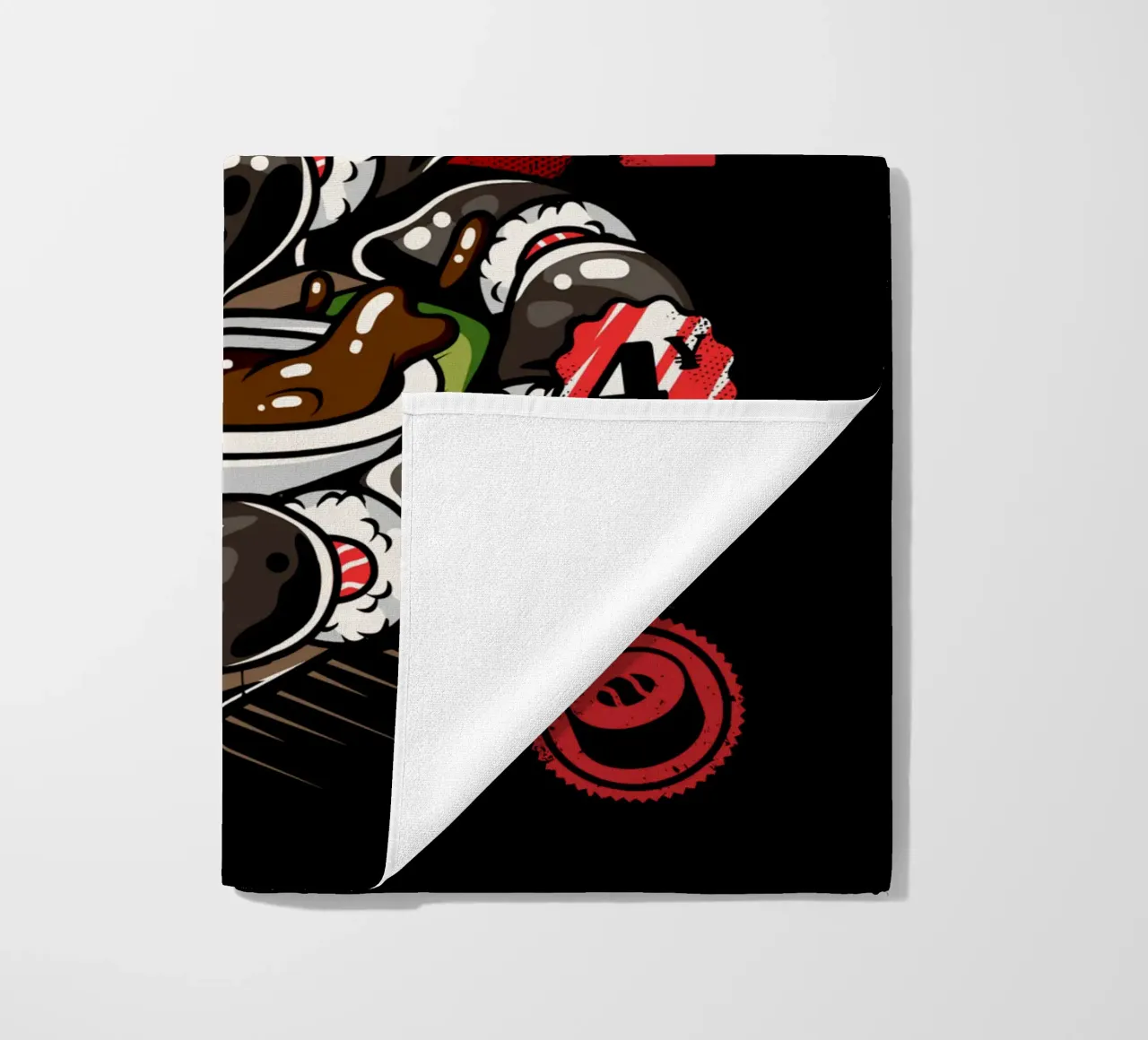 Grande Sushi Dragon giapponese telo mare da LM2KONE