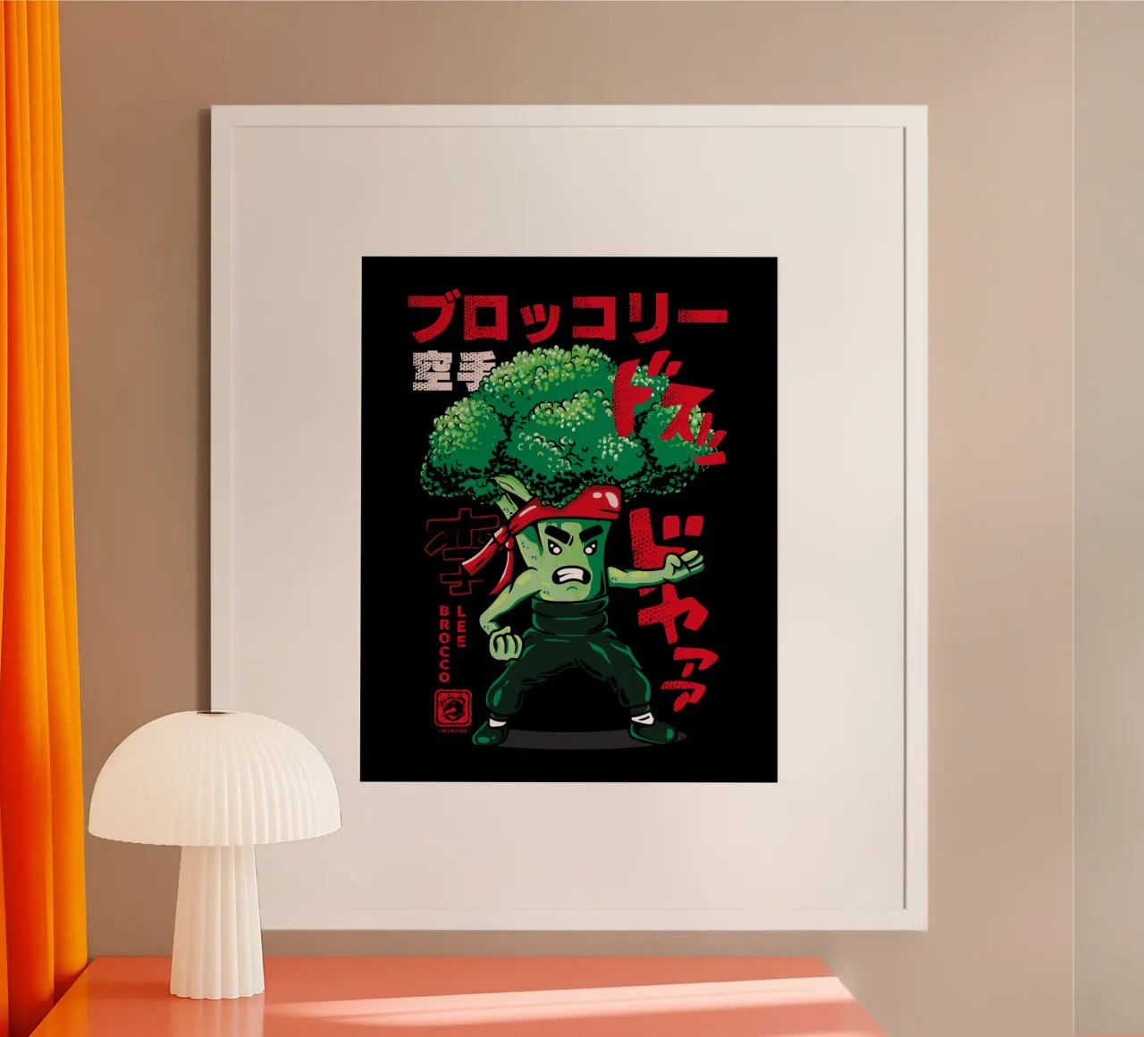 Brocco Lee Karate poster da LM2KONE