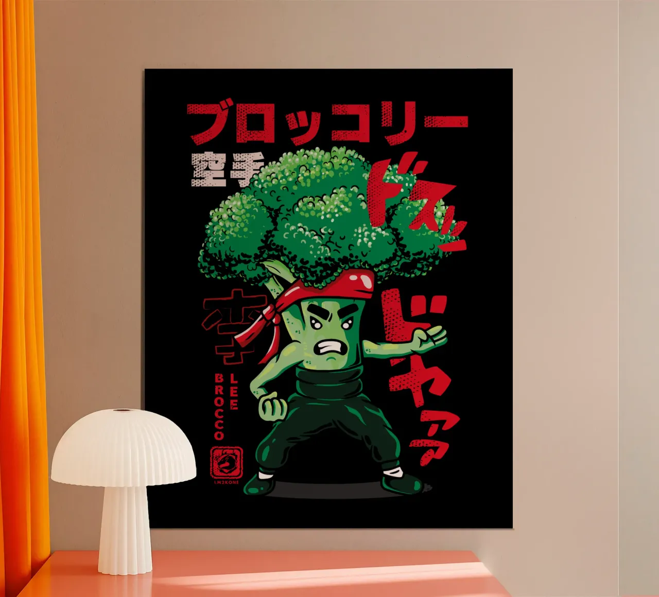 Brocco Lee Karate poster da LM2KONE