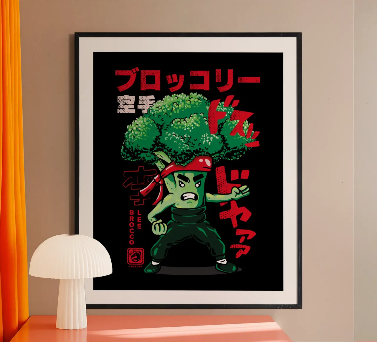 Brocco Lee Karate poster da LM2KONE