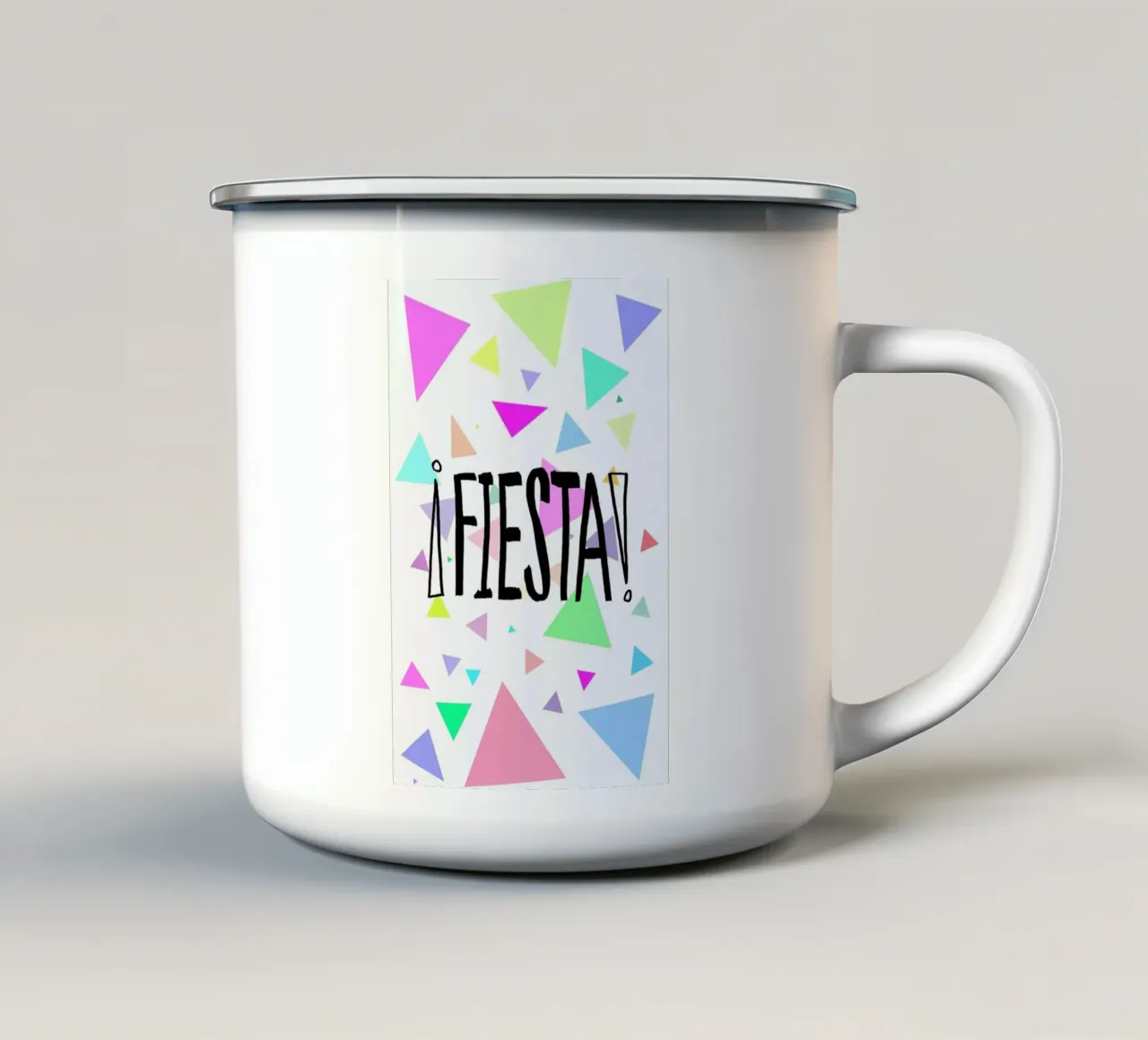 Fiesta tazza in smalto da Leah Flores
