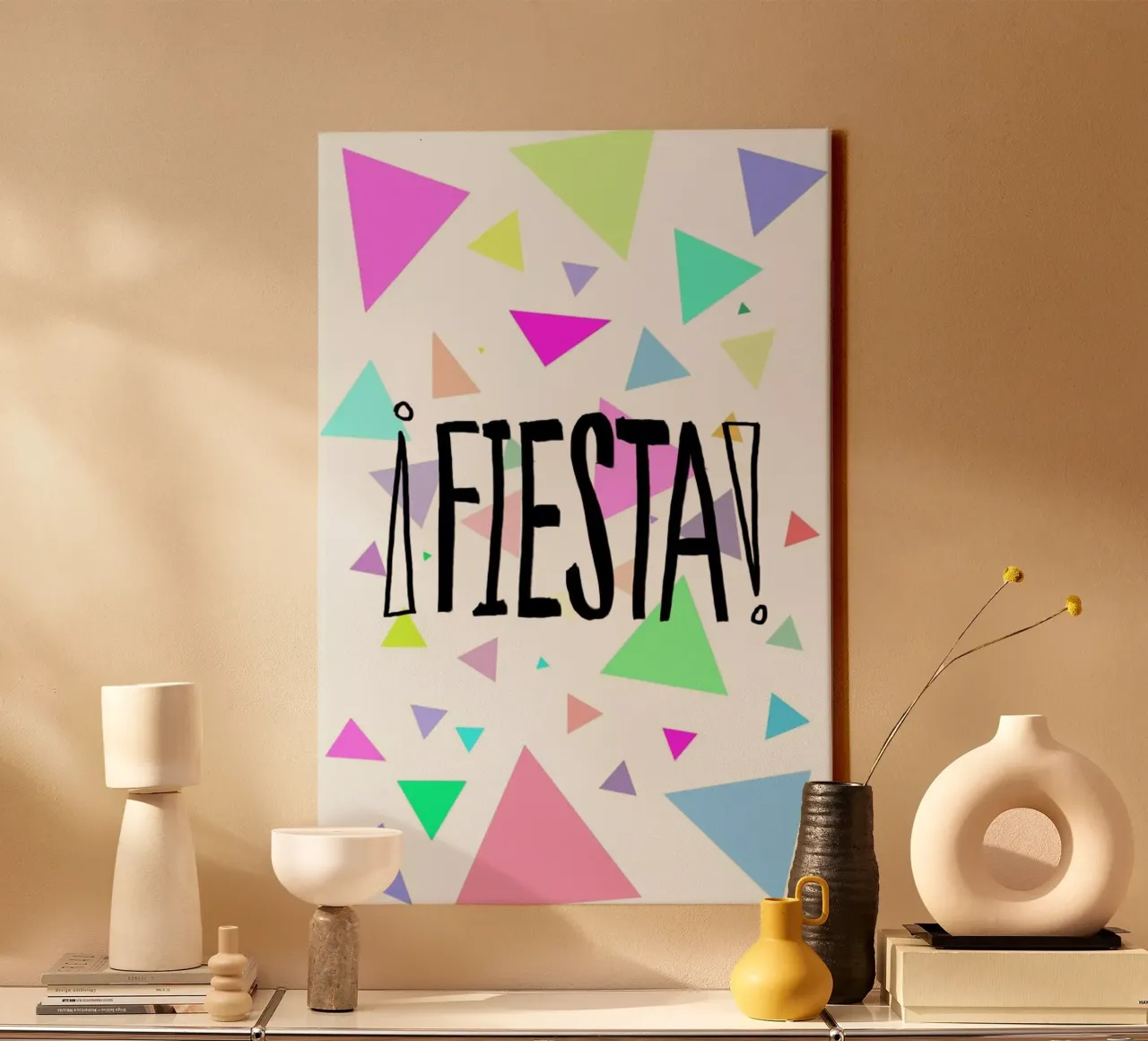 Fiesta canvas by Leah Flores
