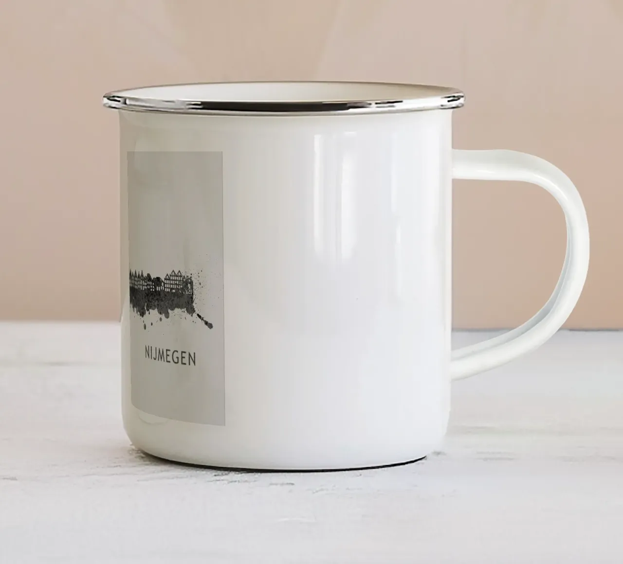 Nijmegen Netherlands tazza in smalto da Travelstudio