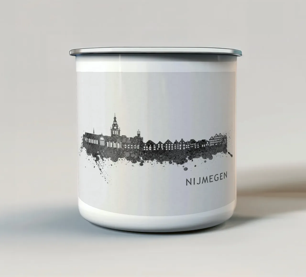 Nijmegen Netherlands tazza in smalto da Travelstudio