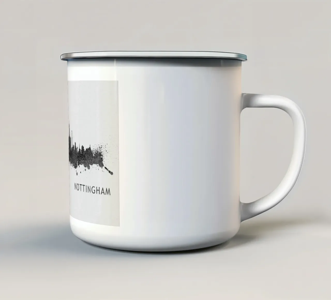 Nottingham England tazza in smalto da Travelstudio