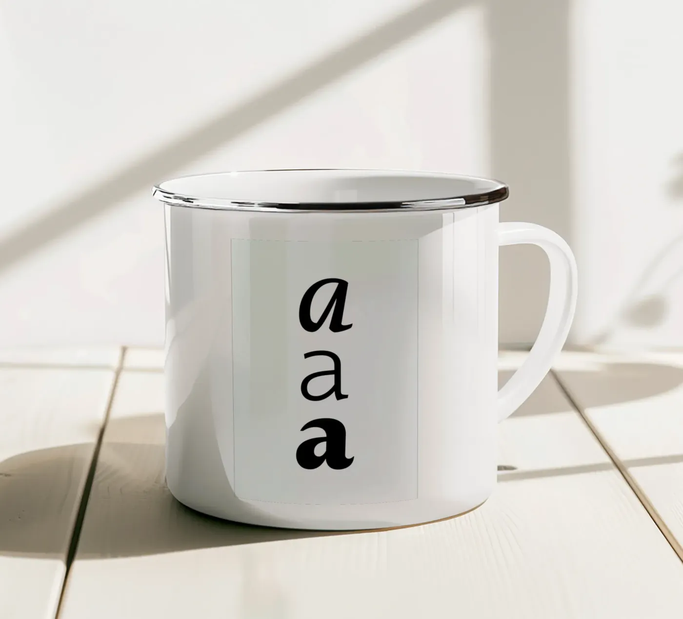 aaa enamel mug by petiteCAPS