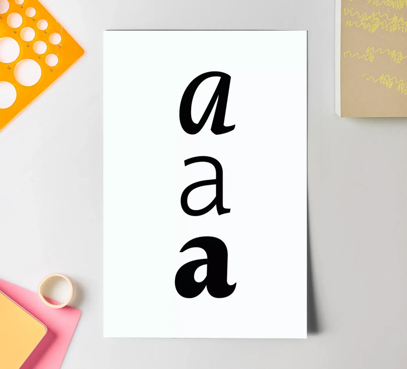 aaa stickervel van petiteCAPS