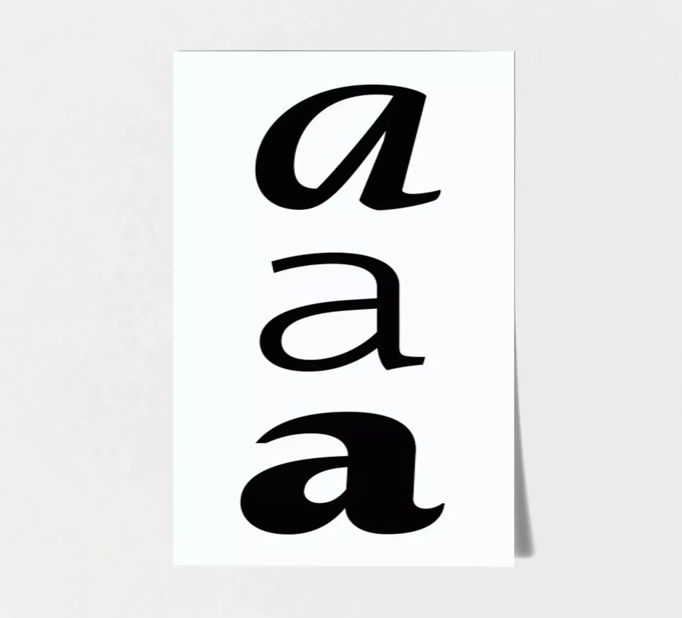 aaa stickervel van petiteCAPS