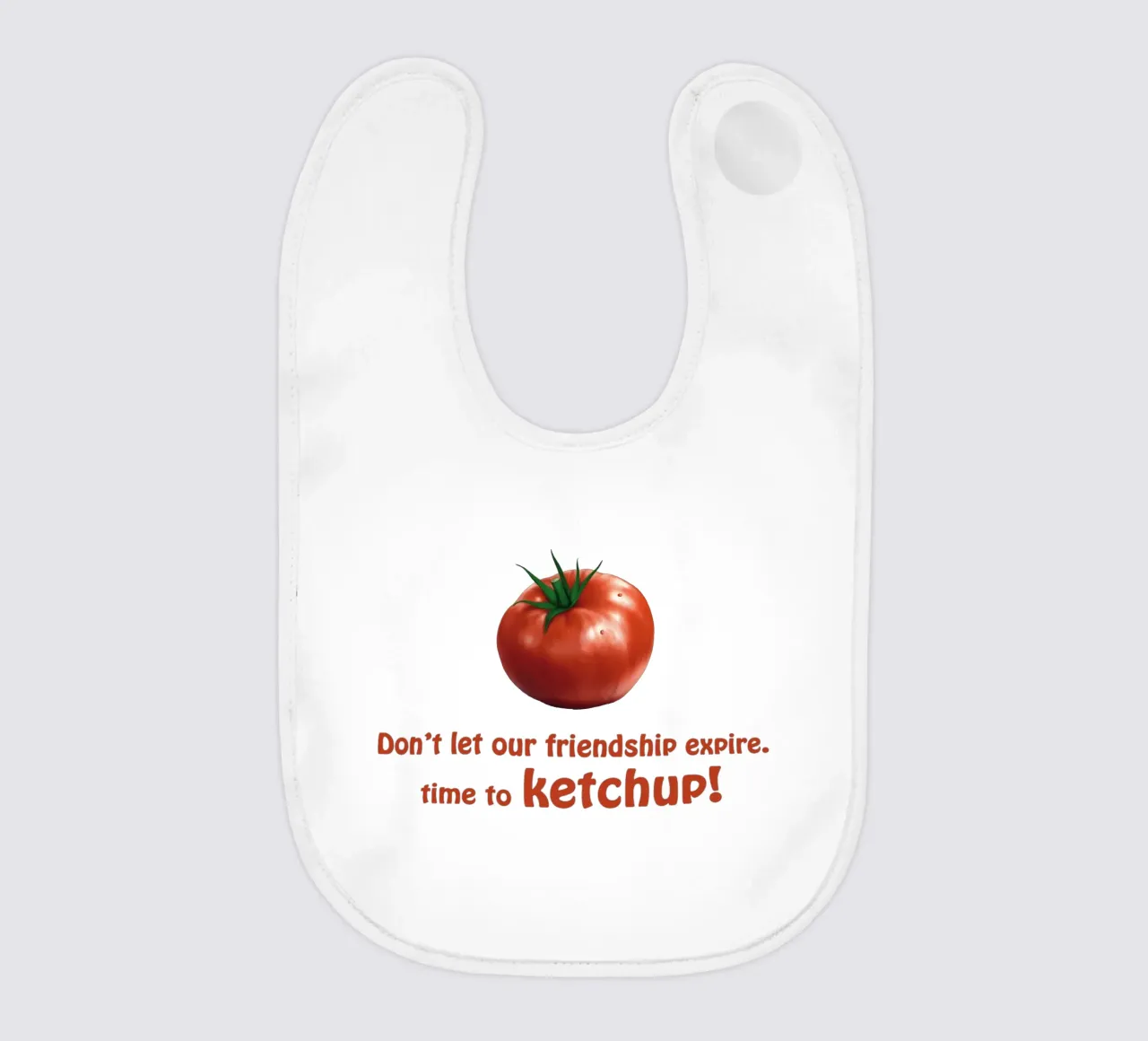 Pomodoro e Ketchup (2) - L'amicizia non scade mai bavaglino da Motivate-Today