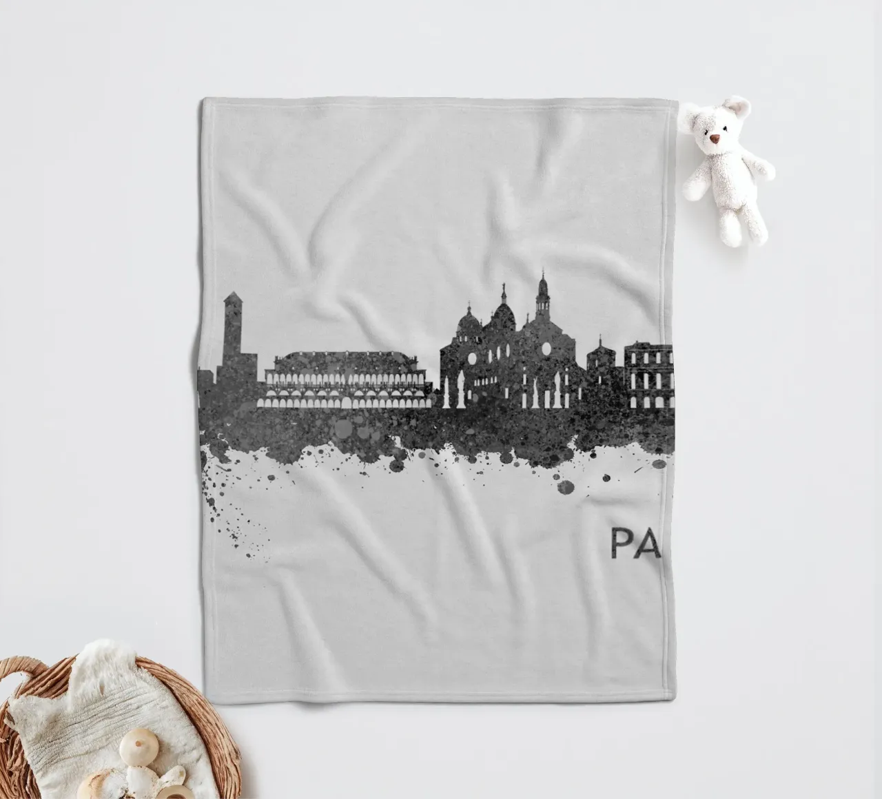 Padua Italy coperta in pile da Travelstudio