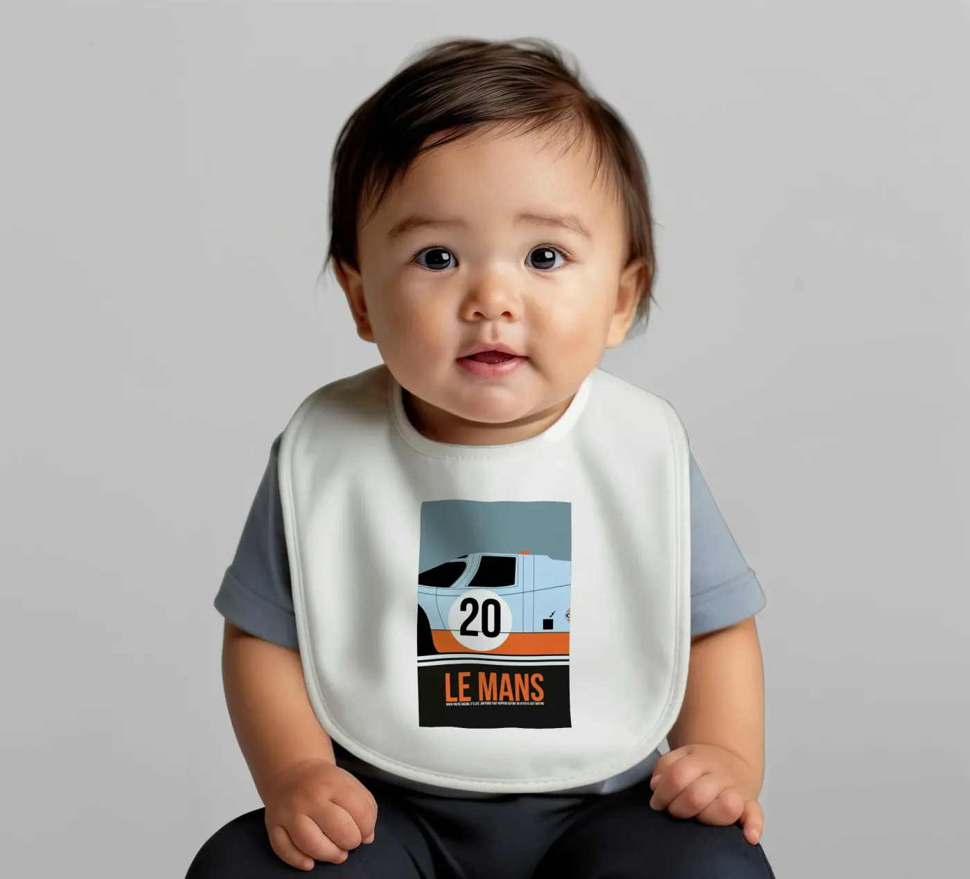 Le Mans Poster 2 bavaglino da Naxart