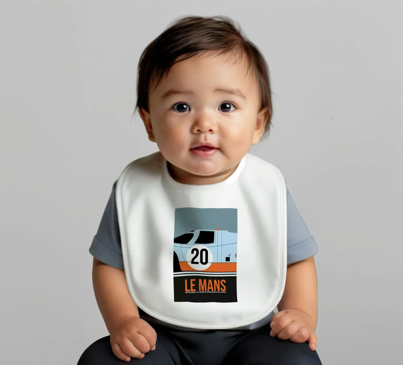 Le Mans Poster 2 bavaglino da Naxart