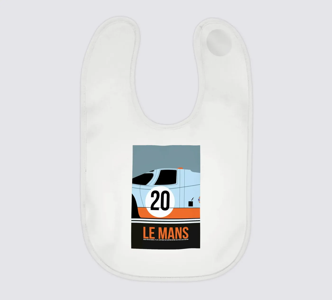 Le Mans Poster 2 bavaglino da Naxart