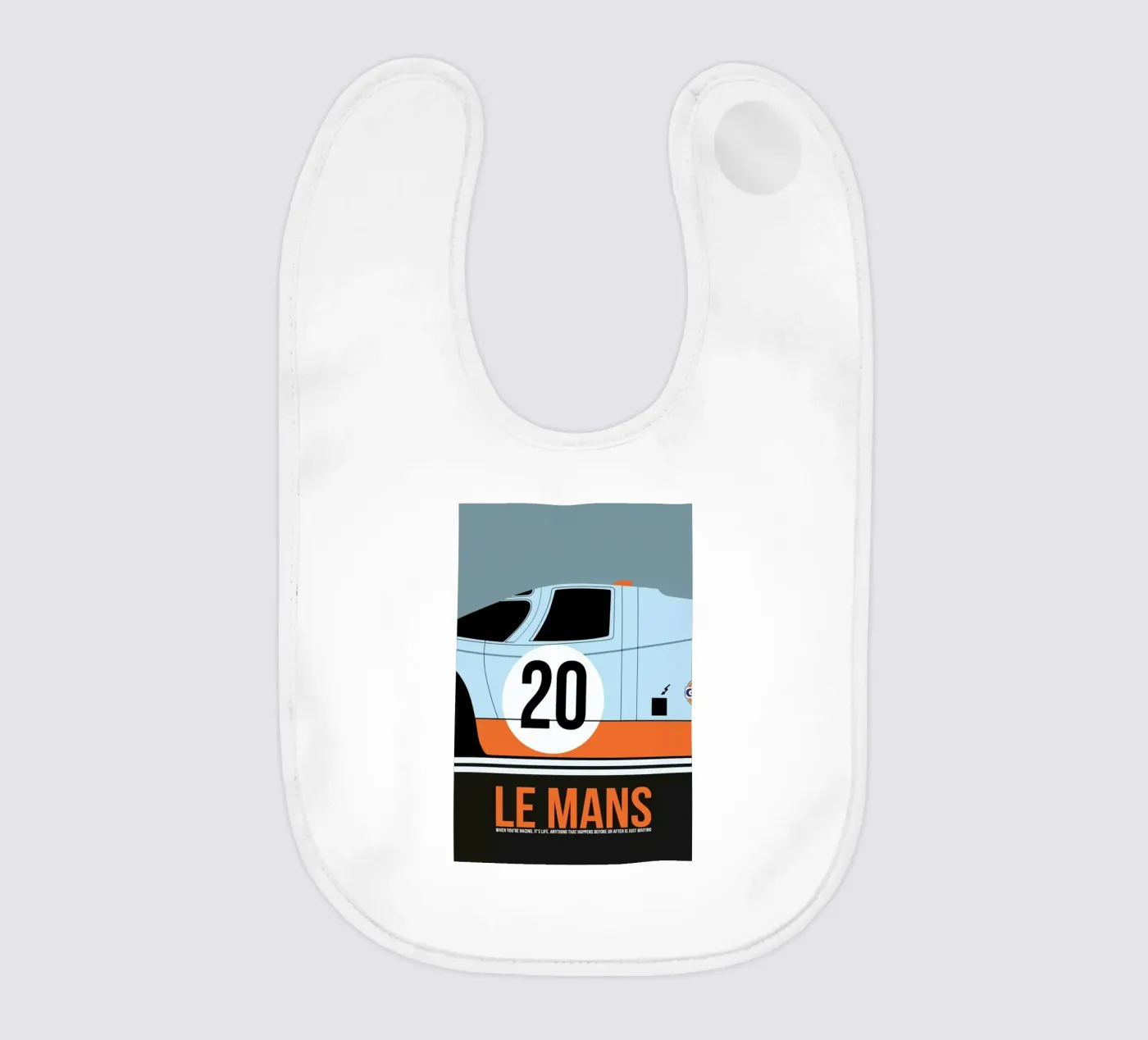 Le Mans Poster 2 bavaglino da Naxart