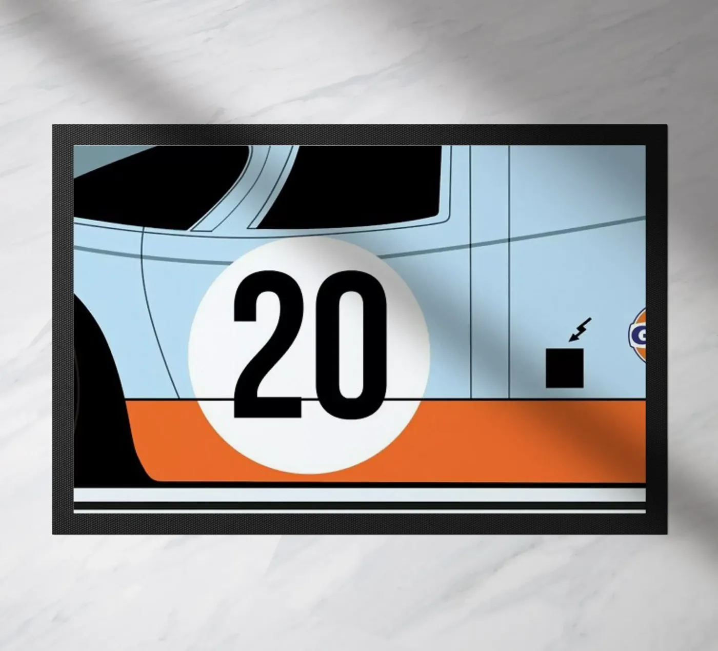 Le Mans Poster 2 doormat by Naxart