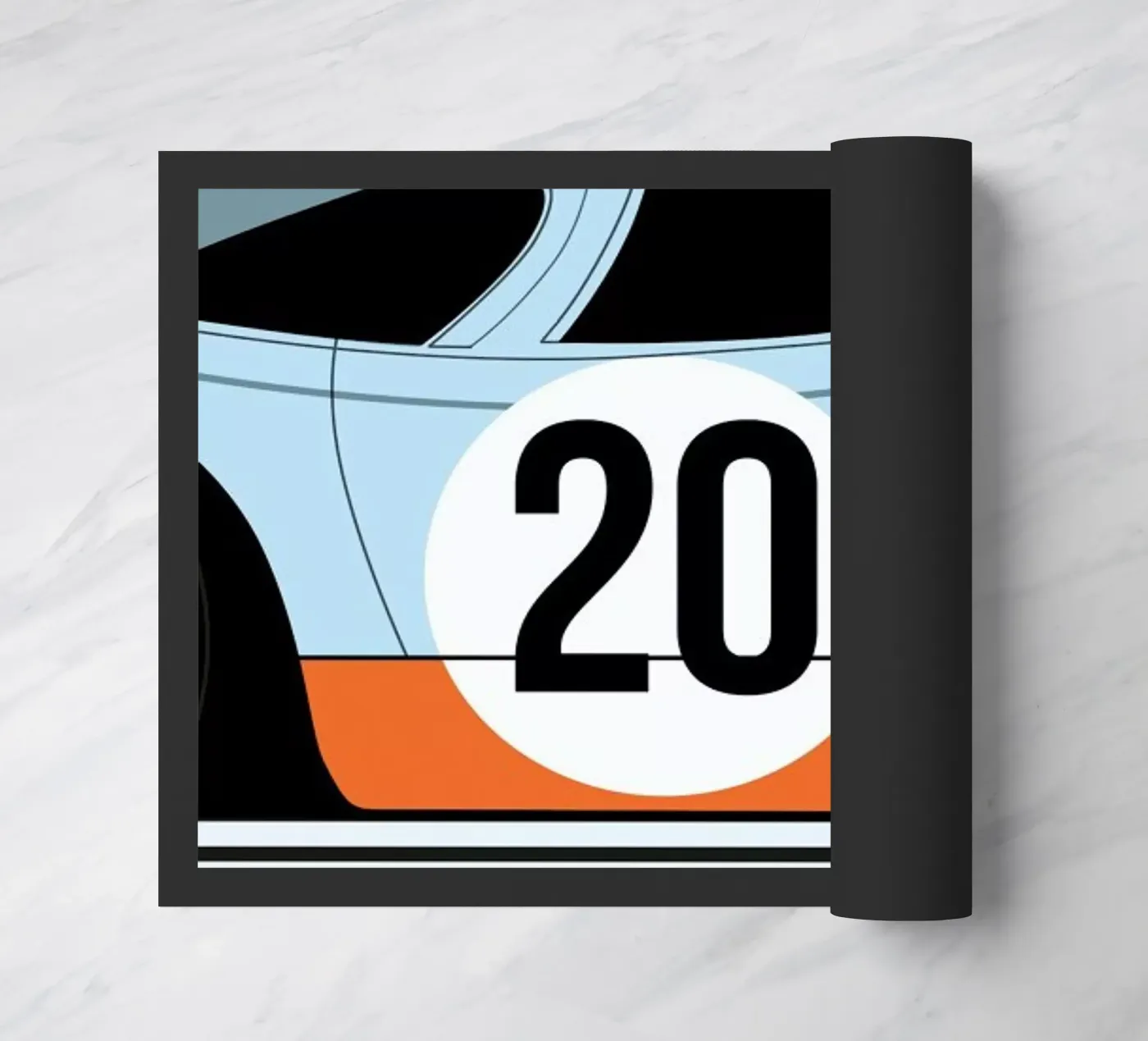 Le Mans Poster 2 doormat by Naxart