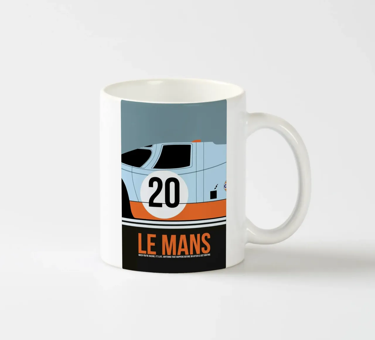 Le Mans Poster 2 tazza in ceramica da Naxart