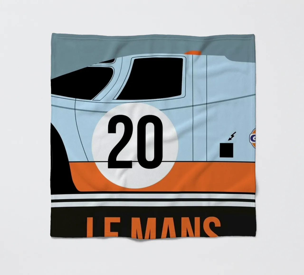 Le Mans Poster 2 fleece blanket by Naxart