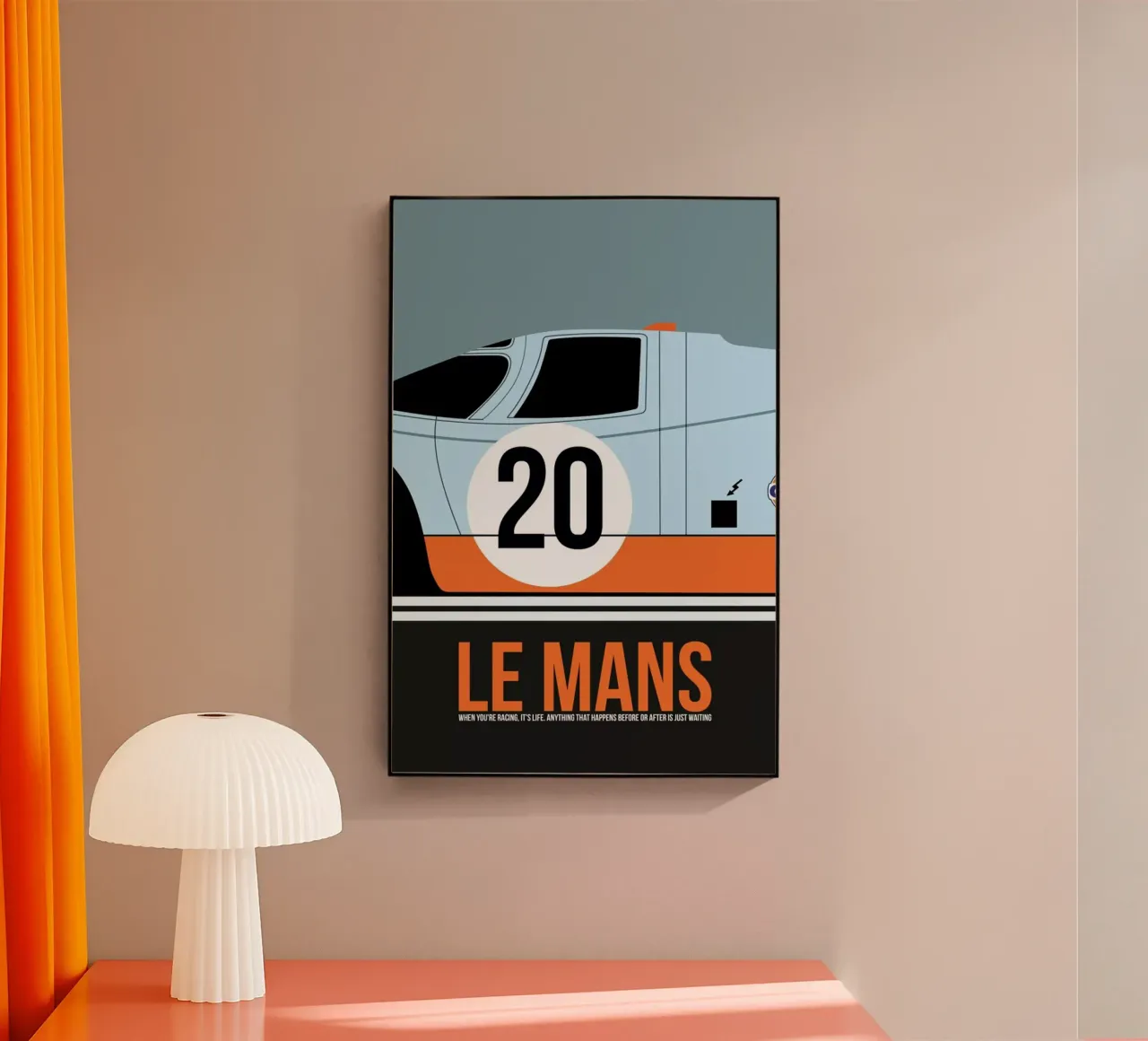 Le Mans Poster 2 plexiglass da Naxart