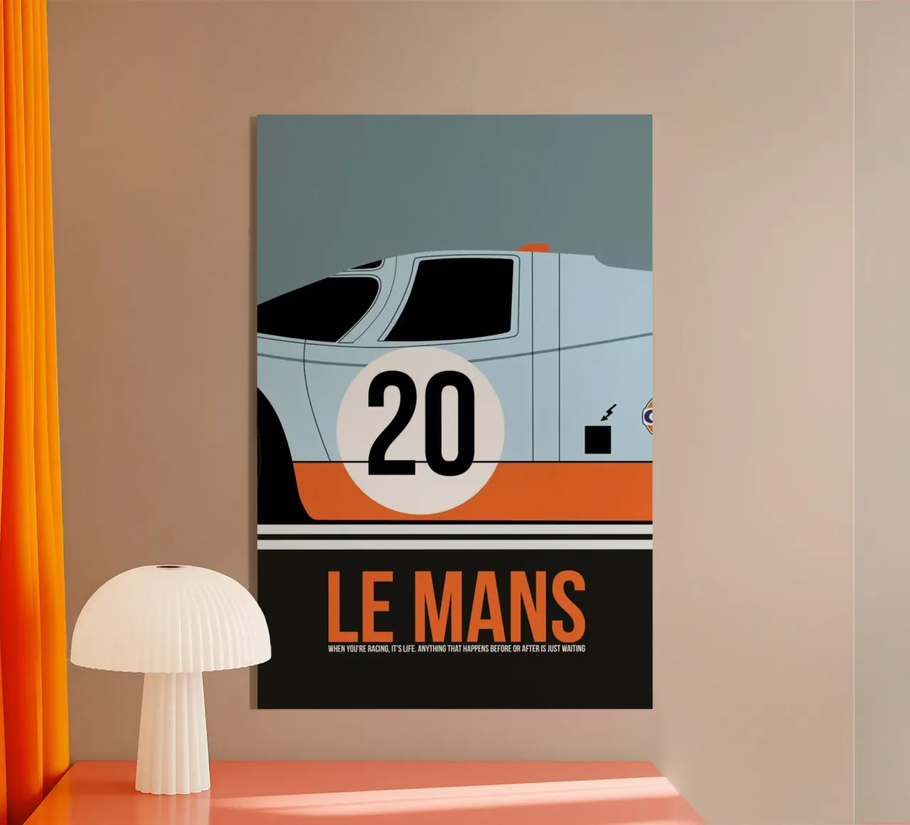 Le Mans Poster 2 plexiglass da Naxart