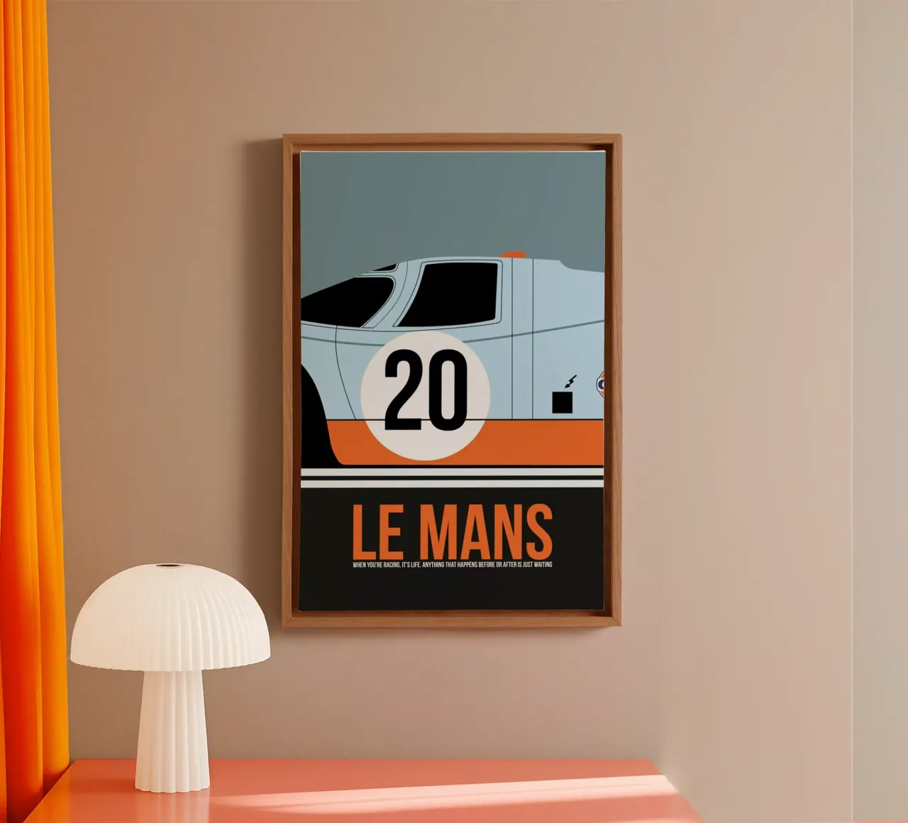 Le Mans Poster 2 tela da Naxart