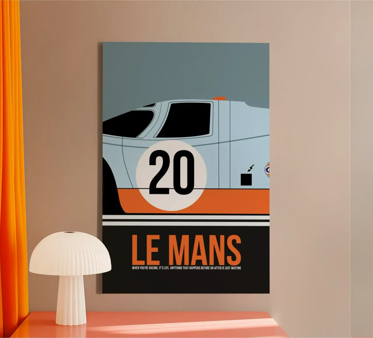 Le Mans Poster 2 tela da Naxart