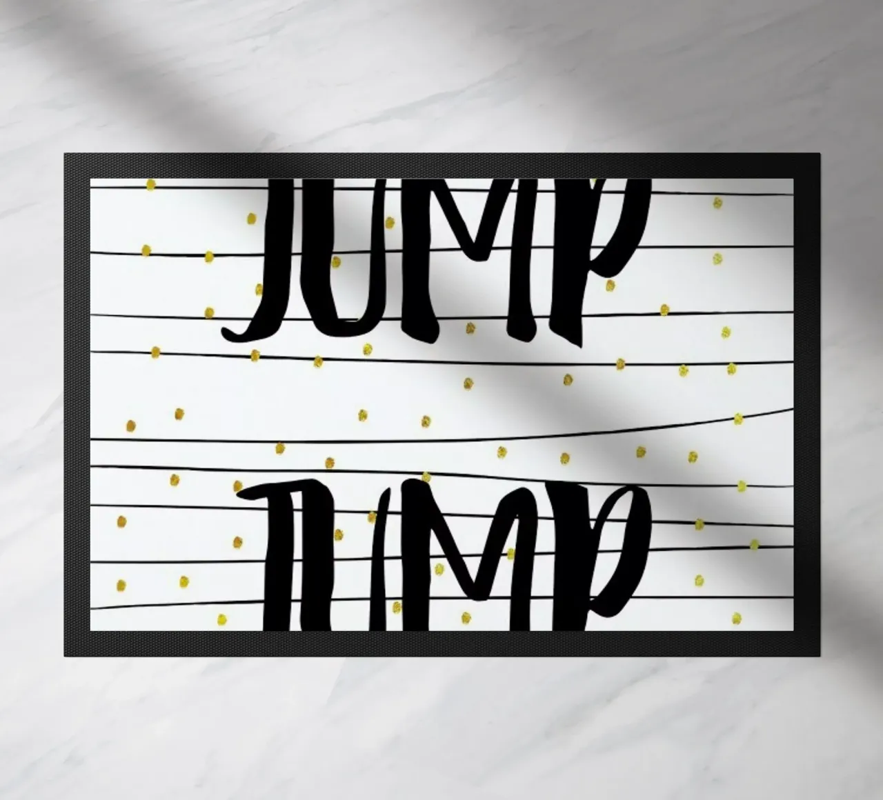 Jump doormat by Froilein Juno