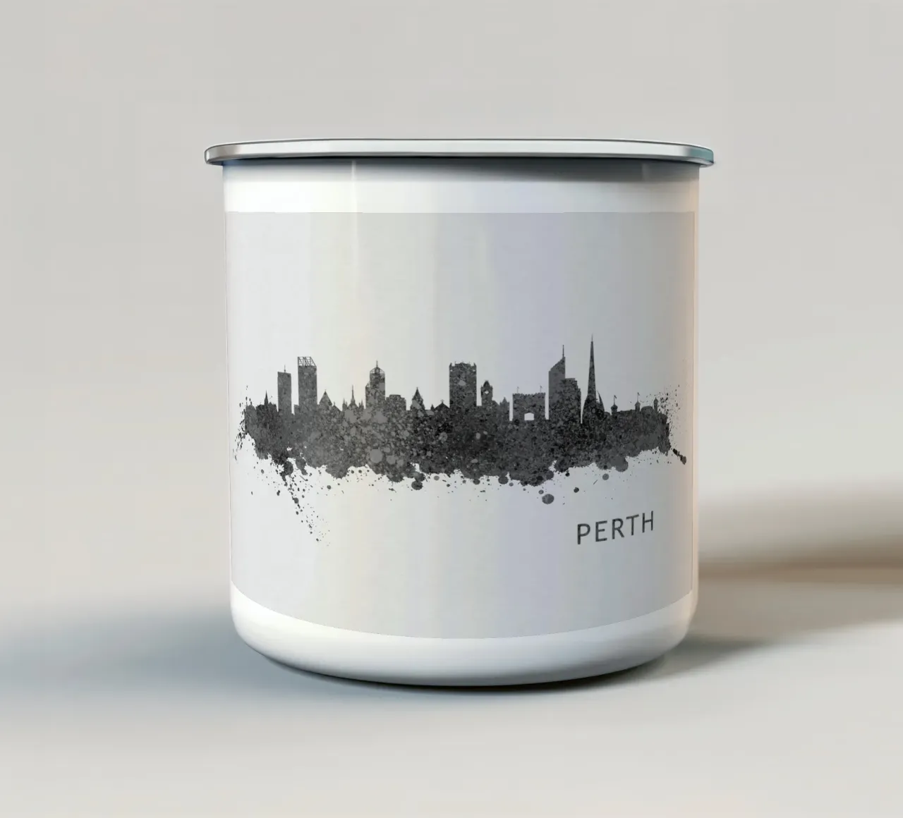 Perth Australia tazza in smalto da Travelstudio