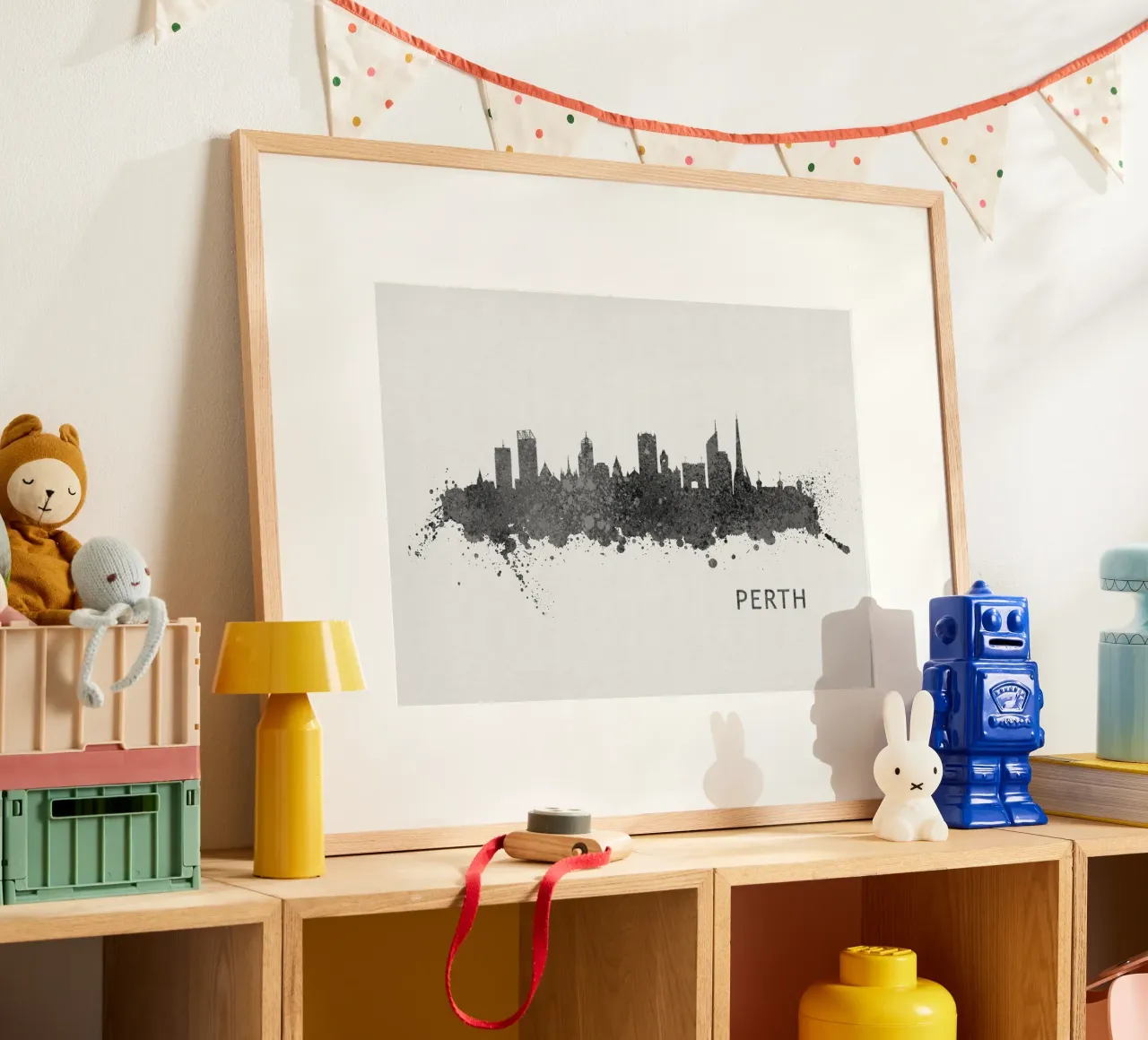 Perth Australia poster con telaio in plastica da Travelstudio