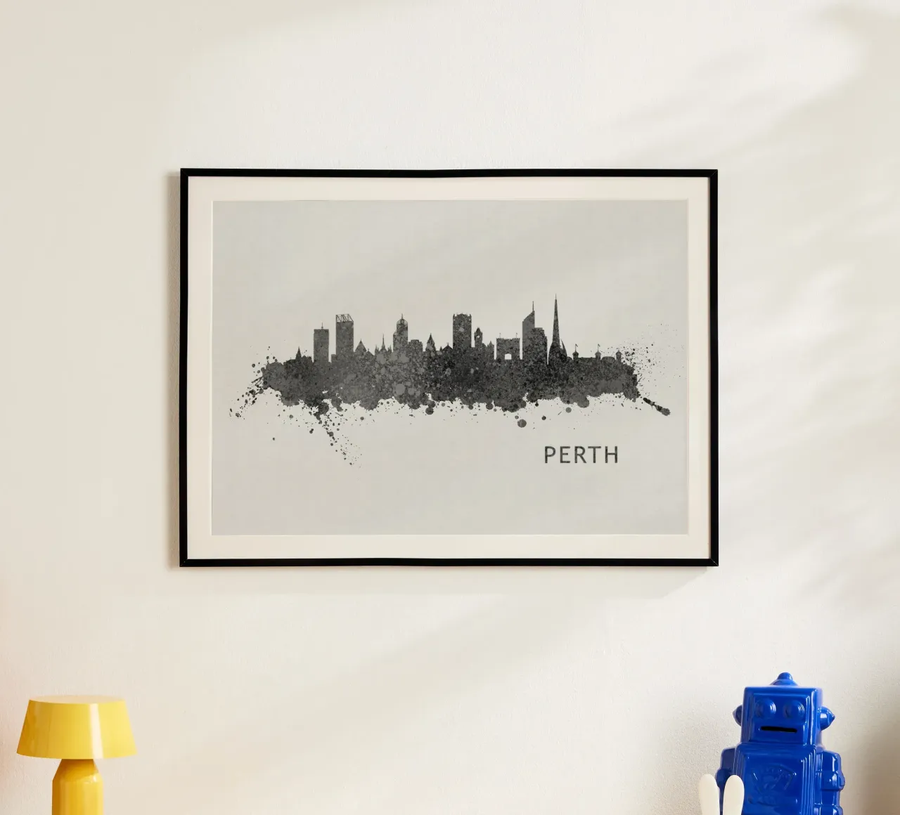 Perth Australia poster con telaio in plastica da Travelstudio
